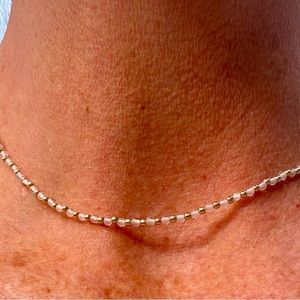 Healer necklace - handmade
2mm 14k gold filled beads with 2mm moonstone beads
